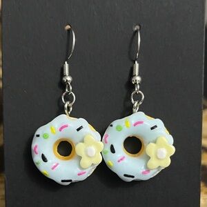 Donut Charm Earrings